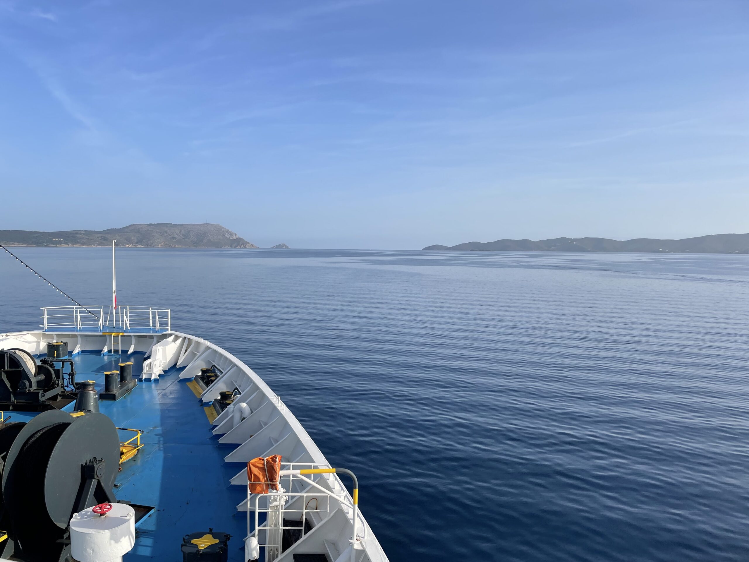 Ferry to Lesvos