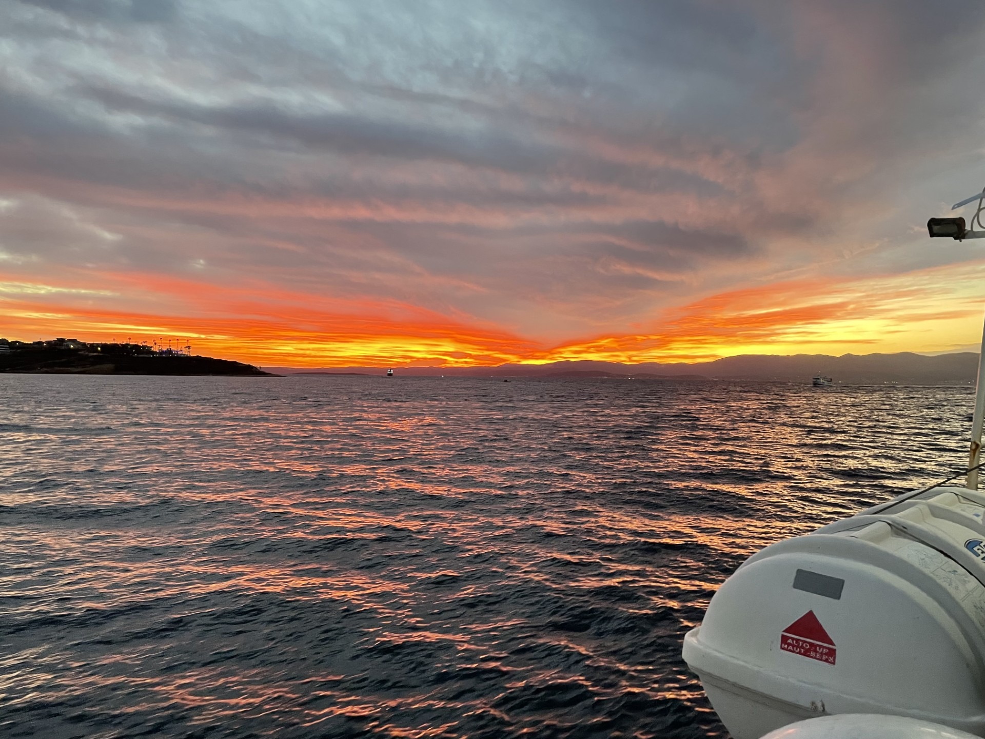 Ferry from Cesme to Chios